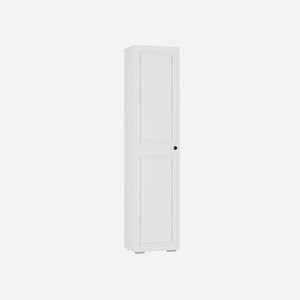 Распашной шкаф Северина Белый 372 мм Со штангой