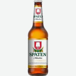 Пиво Spaten Мюнхен светлое 5,2%, 0,45 л