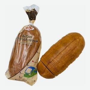 Батон Нижегородский Хлеб Подмосковный нарезка 400 г
