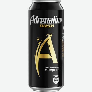 Энергетический напиток ADRENALINE RUSH Ж/Б. 0,449Л, ,