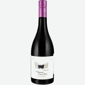 Вино LE GRAND NOIR Пино Нуар красное полусухое, 0.75л, Франция, 0.75 L