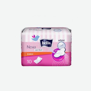Гигиенические прокладки BELLA Nova Сomfort, софт, 4 капли, 10 шт