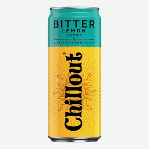 Газированный напиток Chillout Bitter Lemon 330 мл