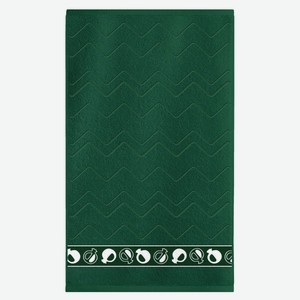 Полотенце «Волшебная Ночь» махровое 420Г/М2 Pomegranate Темно-зеленый, 30х70 см