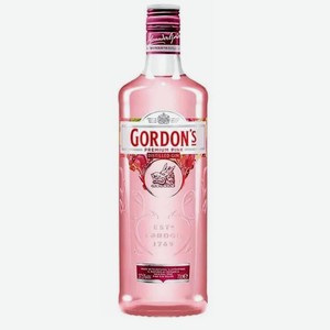 Напиток спиртной Гордонс Пинк на основе джина с ароматом ягод 37,5% 0,7л