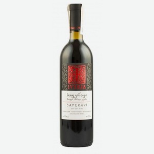 Вино Саперави ОС красное сухое 12% 0,75л