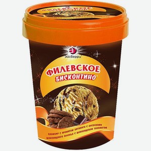 Мороженое Филевское Пломбир Бисконтино 550г