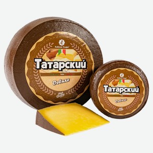 Сыр полутвердый «Азбука сыра» Татарский Delux 50%, вес цена за 100 г