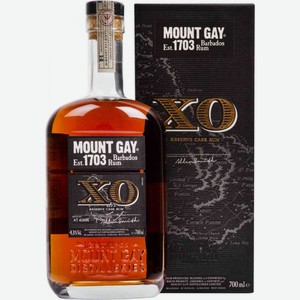 Ром Mount Gay XO 43 % алк., Барбадос, 0,7 л