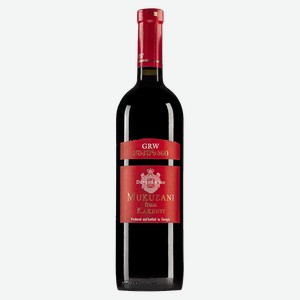 Вино Мукузани ГРВ красное, сухое, 0.75л
