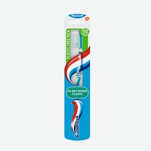 Зубная щетка Aquafresh In-between Clean, средняя жесткость