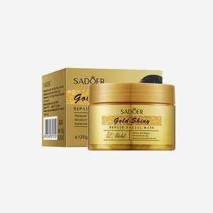 Ночная маска для лица SADOER Gold Shiny Repair Mask, 120 г