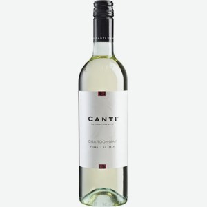 Вино ординарное Канти Шардоне 0,75л бел.п/сух.