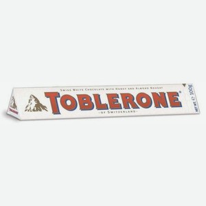 Шоколад Toblerone Белый с медово-миндальной нугой 100 г