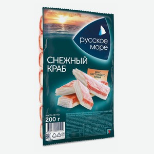 Крабовые палочки Русское море Снежный краб 200 г