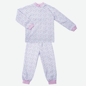 Пижама для девочки Мелонс футер, разноцветная (80)