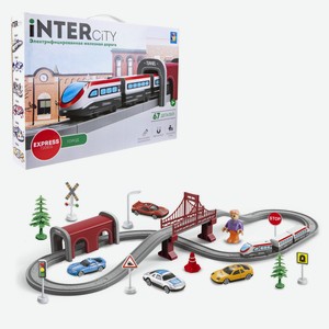 Игровой набор 1Toy InterCity «Железная дорога. Город»