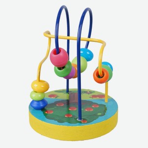 Развивающая игрушка Huggeland «Лабиринт-подвижные бусинки»