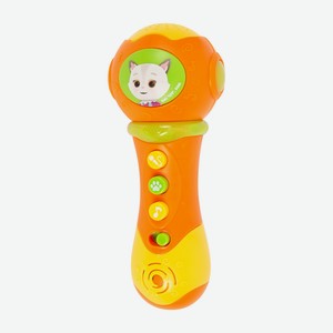 Музыкальная игрушка Кошечки-Собачки «Микрофон» оранжевый