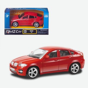 Легковой автомобиль Uni-Fortune «RMZ City BMW X6» металлический 1:43, красный