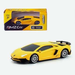 Легковой автомобиль Uni-Fortune «RMZ City Lamborghini Aventador LP 750-4 Superveloce» металлический 1:64, желтый