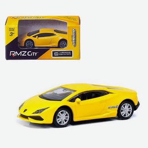 Легковой автомобиль Uni-Fortune «RMZ City Lamborghini Huracan LP610-4» металлический 1:64, желтый