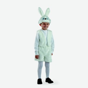Карнавальный костюм Батик «Заяц» белый (28)