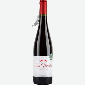 Вино SAN VALENTIN Гарнача красное сухое, 0.75л, Испания, 0.75 L
