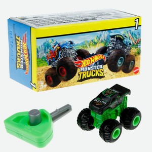 Игровой набор Mattel Hot Wheels «Мини-грузовики Moster Trucks с лаунчером»