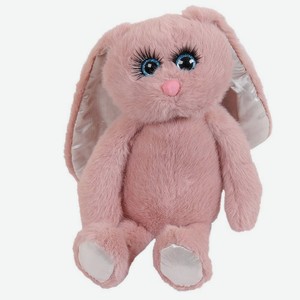 Мягкая игрушка ABtoys «Реснички. Кролик розовый» 20 см