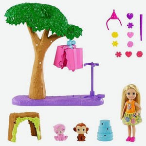 Игровой набор Barbie Челси в Джунглях с куклой барби