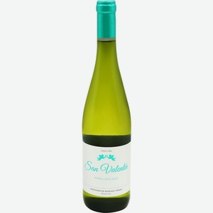 Вино SAN VALENTIN белое полусухое, 0.75л, Испания, 0.75 L
