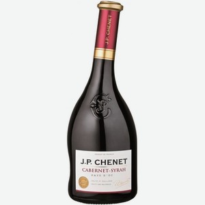 Вино красное J. P. Chenet Cabernet - Syrah Pays d`Oc, полусухое, 0.75 л