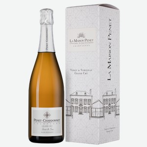 Шампанское Terroir & Sens Blanc de Blancs Grand Cru в подарочной упаковке 0.75 л.