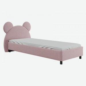 Детская кровать Тедди Розовый, велюр