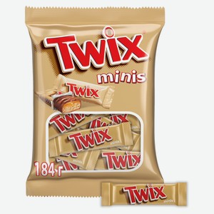 Батончик шоколадный TWIX Minis, 184 г