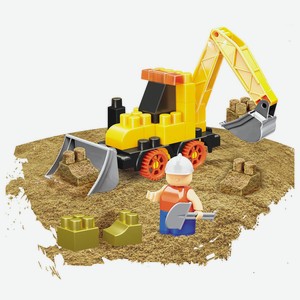Конструктор Bauer «Набор с кинетическим песком» с трактором