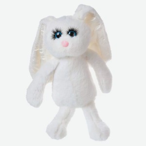 Мягкая игрушка ABtoys Кролик, белый 20 см