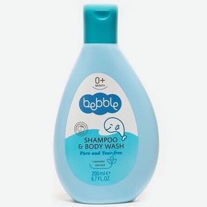 Шампунь для волос и тела детский Bebble Shampoo&Body wash с рождения 200 мл