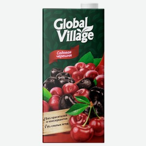 Напиток Global Village яблоко-вишня-черешня 0.95л