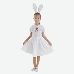 Карнавальный костюм для девочки Вестифика  Зайка с морковкой  (110-116)