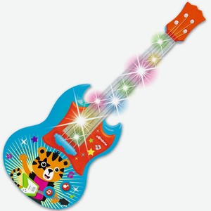 Музыкальная игрушка Азбукварик «Электрогитара Суперхит», голубая