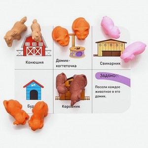 Дидактический набор Кнопа «Домашние животные»