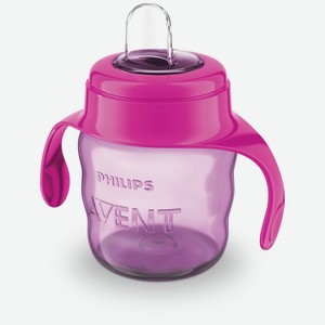 Чашка-непроливайка Philips Avent «Comfort» с 6 мес. 200 мл розовая