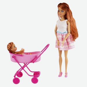 Кукла Infanta Valeree 30 см с ребенком и коляской
