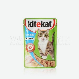 Корм для кошек Kitekat с рыбой в соусе 85г