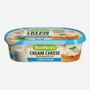 Сыр творожный Bonfesto Крем Чиз сливочный 65%, 140 г