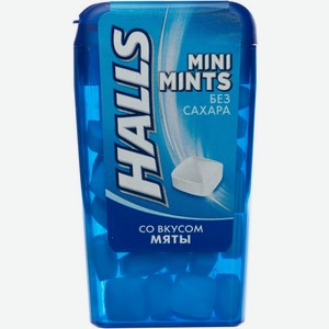 Леденцы Halls Mini Mints без сахара со вкусом мяты, 12,5 г