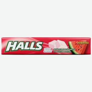 Жевательные конфеты Halls Fresh & Chewy со вкусом арбуза, 47 г