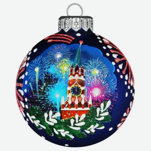 Украшение шар на елку Коломеев КУ-80-214106 Кремль, 8 см